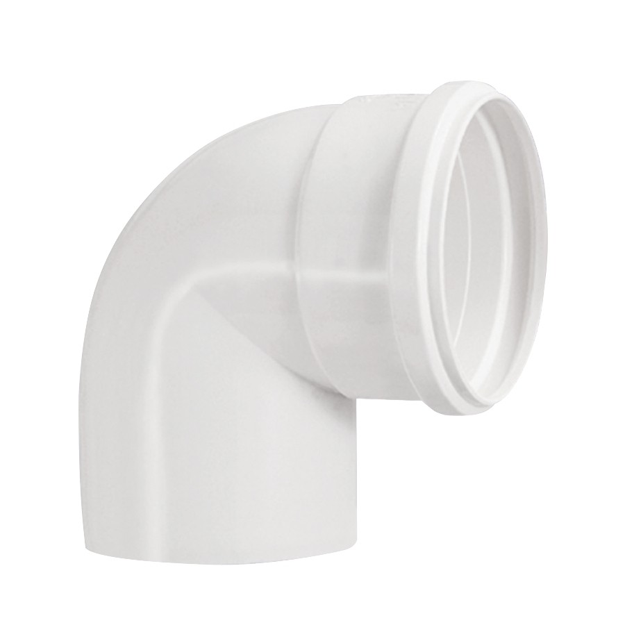 CURVA PVC ESG. CURTA 90 X 75 MM