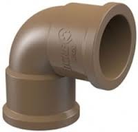 JOELHO PVC SOLD. 90 X 50 MM