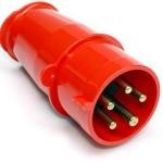 PINO STECK 2P+T 16A 3079 VERMELHO (SOB ENCOMENDA)