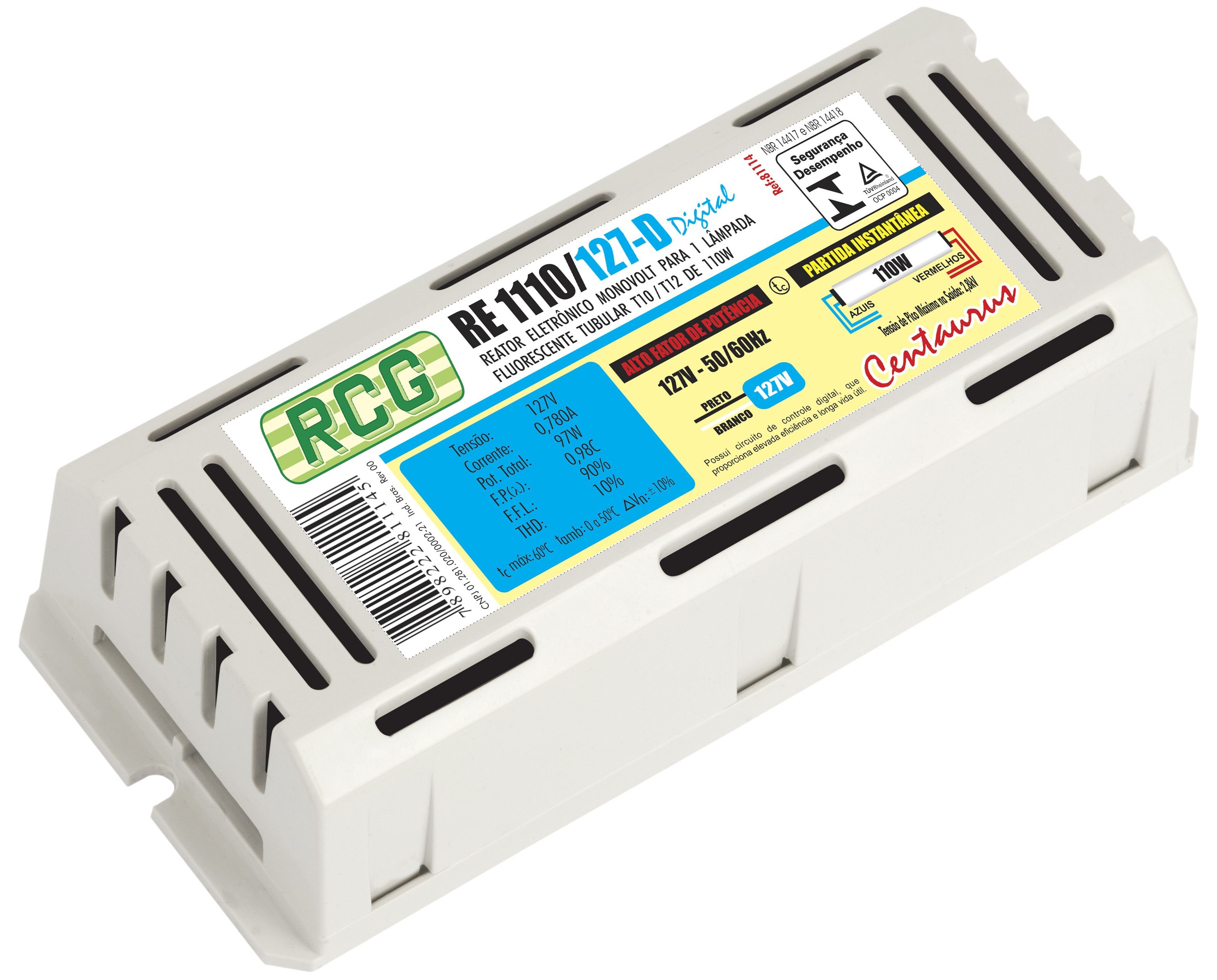 REATOR ELETRONICO HO 2 X 110 X 127V RCG