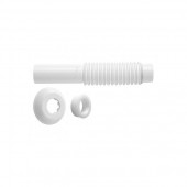 TUBO LIGAÇAO AJUSTAVEL BRANCO BLUKIT